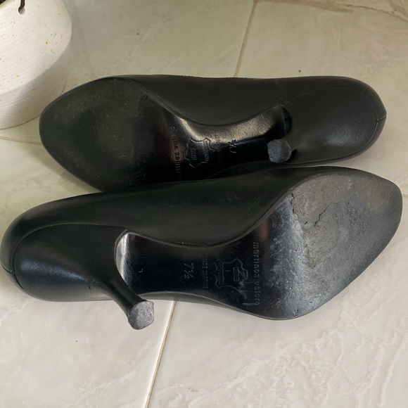 Martinez Valero peep toe heel with buckle - Picture 8 of 8